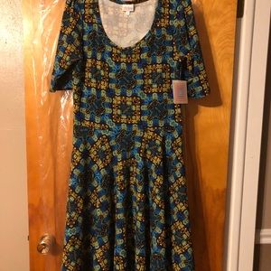 LuLaRoe Nicole Dress XL